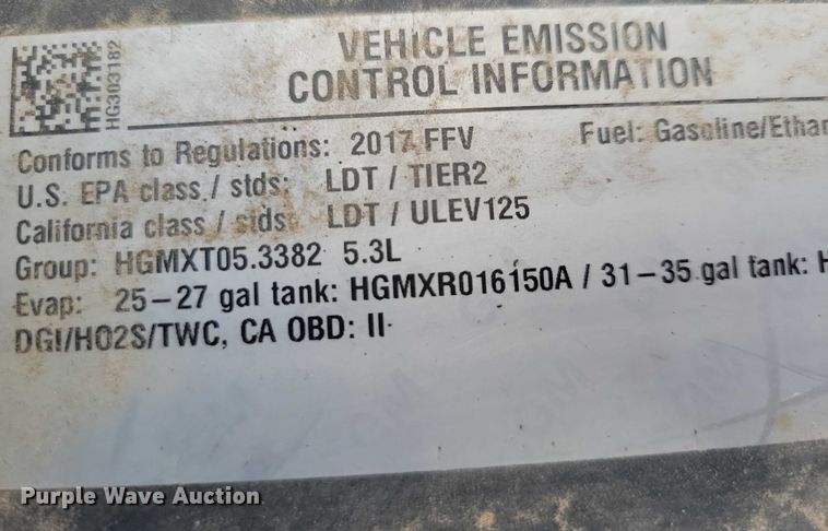 image for item NK9766 2017 GMC Sierra 1500 Crew Cab pickup truck