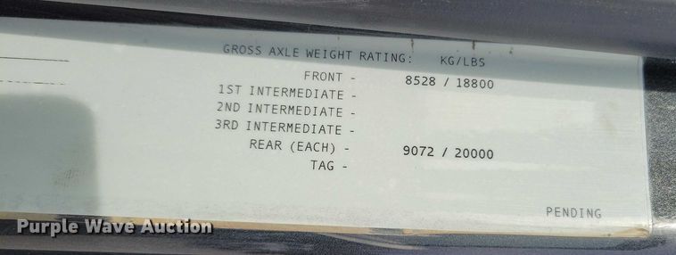 image for item NK9771 2017 Volvo VHD64F dump truck