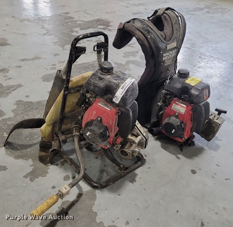 image for item NK9777 (2) Wacker Neuson backpack concrete vibrators