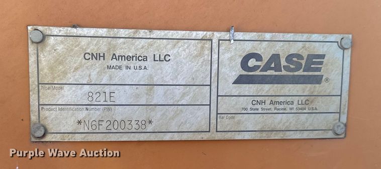 image for item OE9518 2006 Case 821E wheel loader