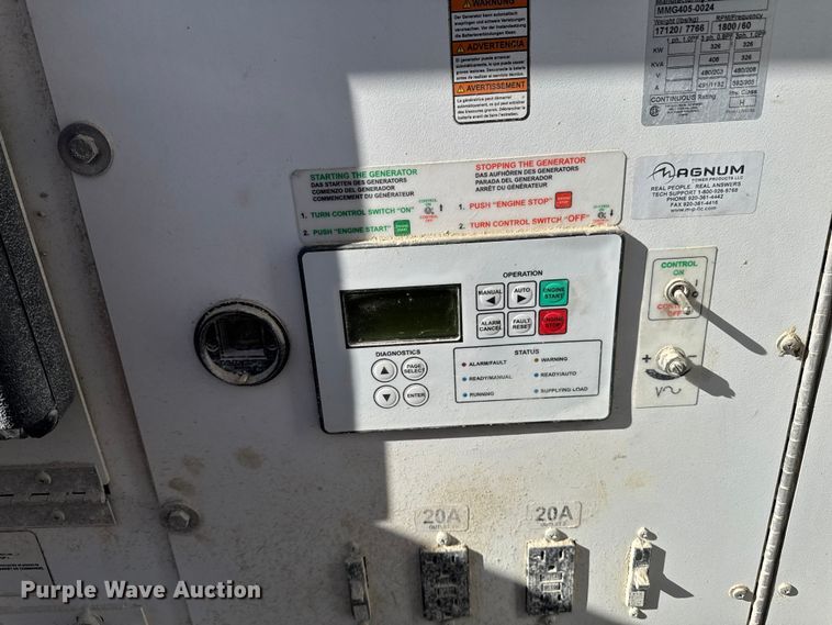 image for item OE9520 Magnum Products MMG405 generator