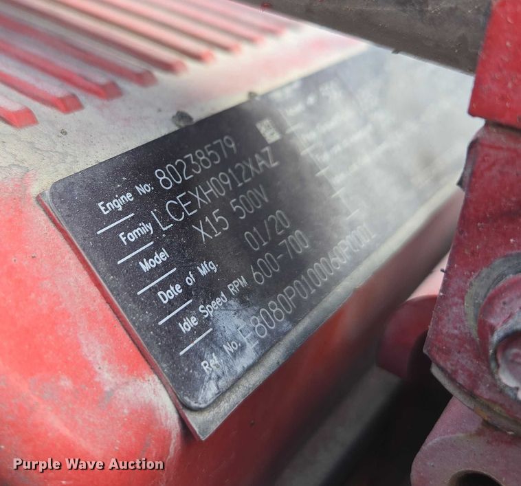 image for item YA1537 2021 Kenworth T880 dump truck