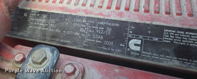 image for item YA1537 2021 Kenworth T880 dump truck