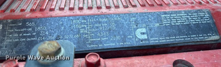 image for item YA1725 2020 Kenworth T880 dump truck