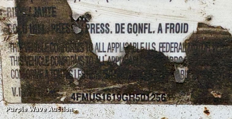 image for item YA2131 2016 Bandit 200UC  wood chipper