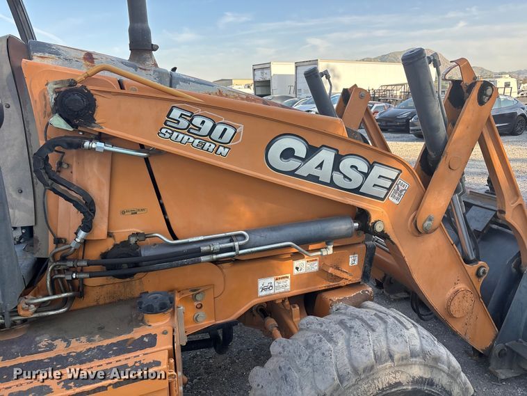 image for item YA2146 2014 Case 590 Super N backhoe