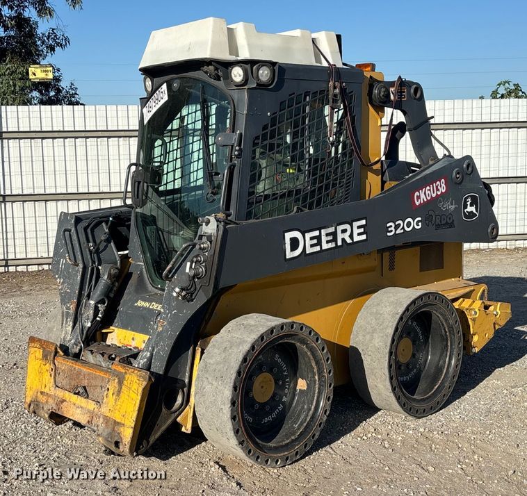 image for item YA2147 2018 John Deere 320G skid steer loader