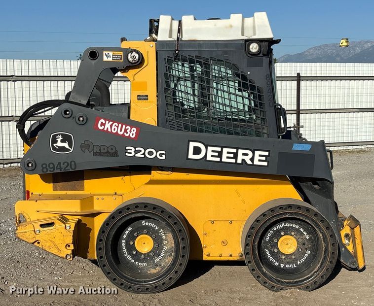 image for item YA2147 2018 John Deere 320G skid steer loader