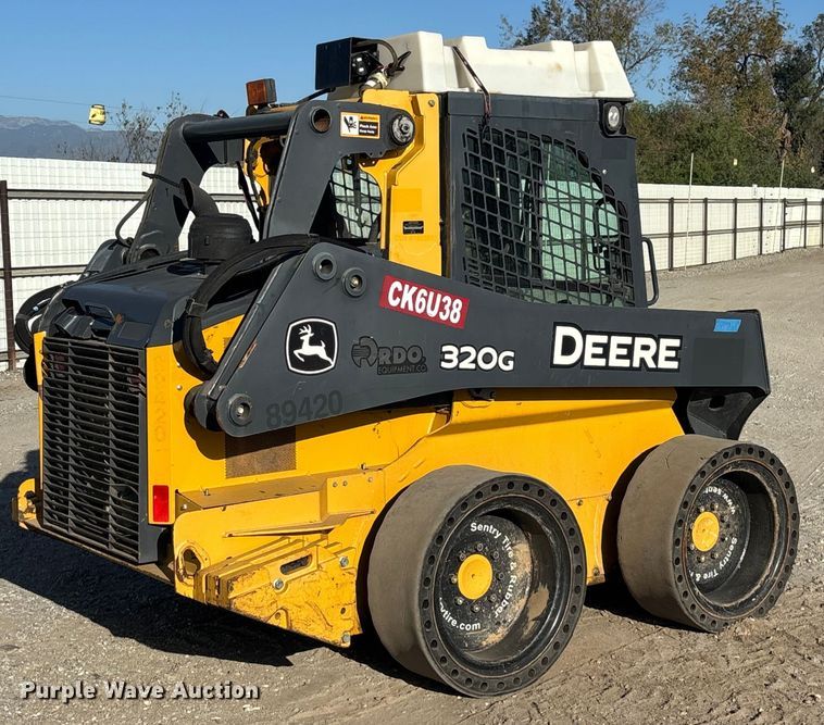 image for item YA2147 2018 John Deere 320G skid steer loader