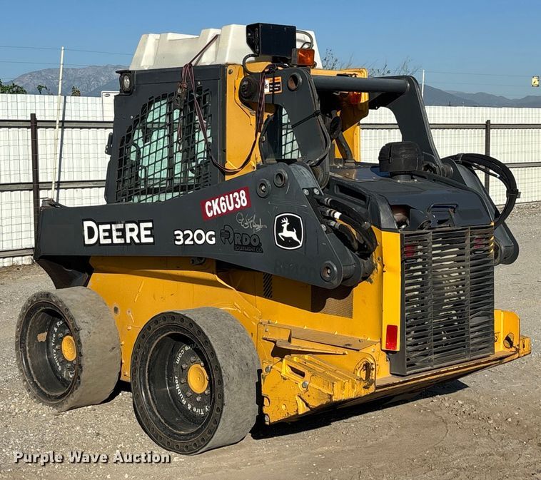 image for item YA2147 2018 John Deere 320G skid steer loader