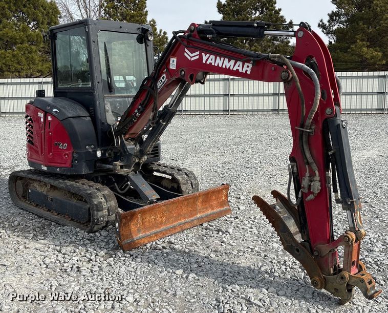 image for item YA2175 2022 Yanmar SV40 mini excavator