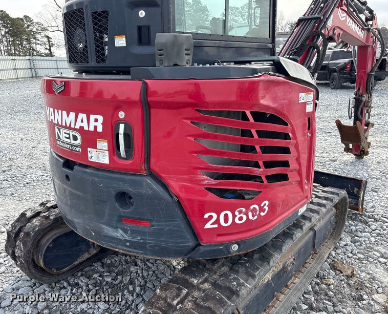 image for item YA2175 2022 Yanmar SV40 mini excavator