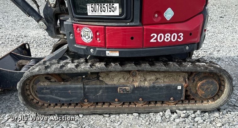 image for item YA2175 2022 Yanmar SV40 mini excavator