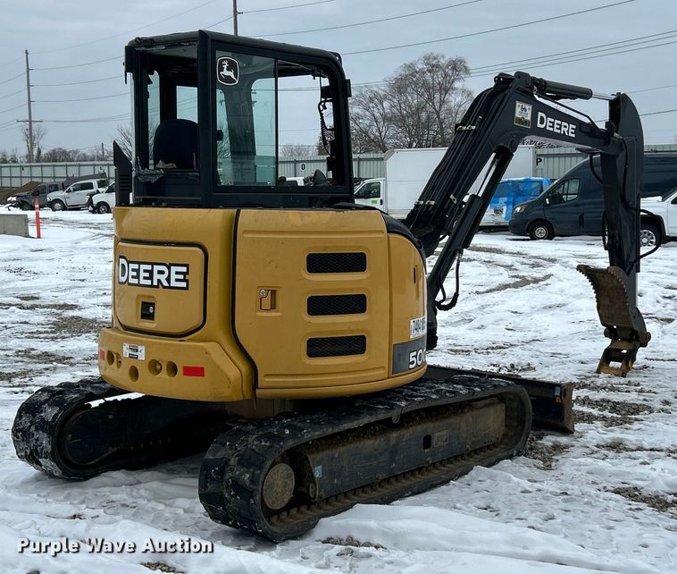 image for item YA2225 2015 John Deere 50G mini excavator