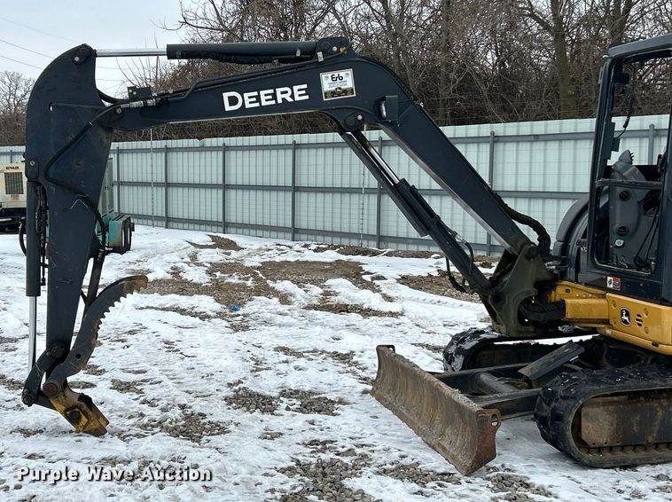 image for item YA2225 2015 John Deere 50G mini excavator