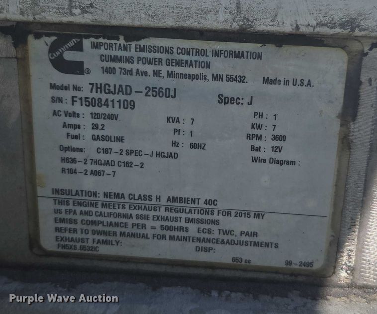 image for item YA2474 2015 Ford F450 Super Duty bucket truck