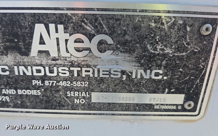 image for item YA2474 2015 Ford F450 Super Duty bucket truck