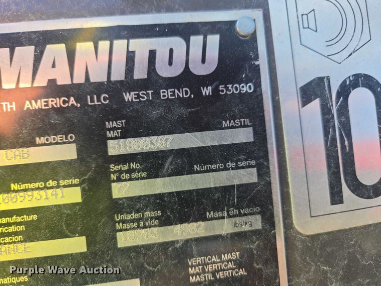 image for item YA2515 2018 Manitou MSI 30T forklift