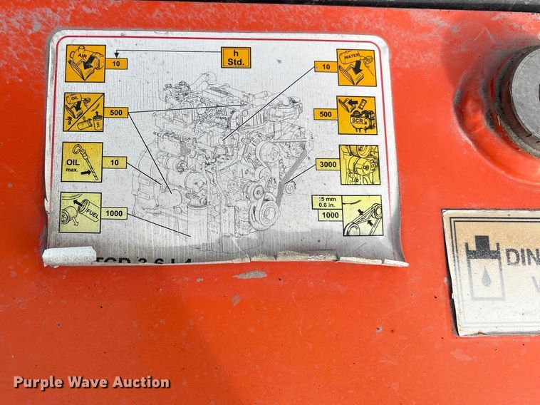 image for item YA2518 2018 AUSA C500H X4 forklift