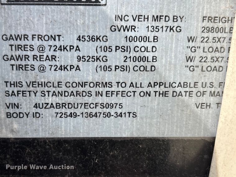 image for item DT0024 2014 Thomas B2 bus