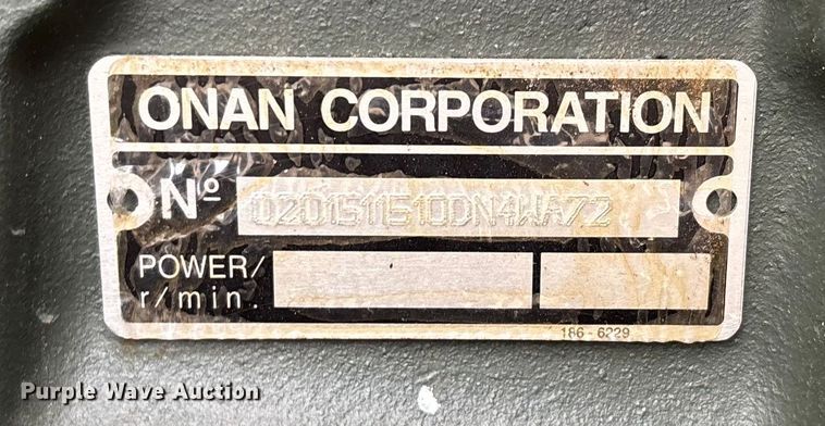 image for item DT0025 2002 MEP-8003A generator