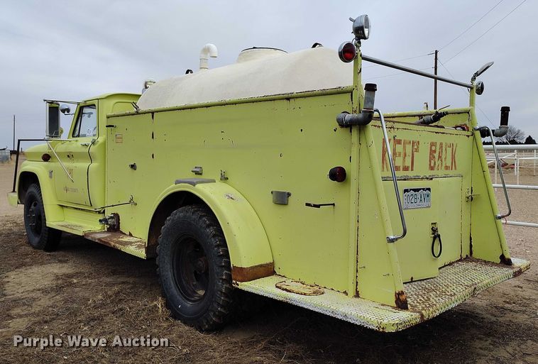 image for item DT0908 1964 Chevrolet C60 pumper fire truck