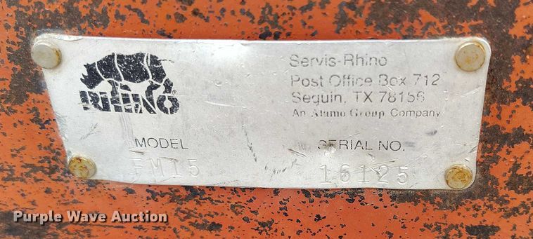 image for item DT0914 Rhino FM15 batwing rotary mower