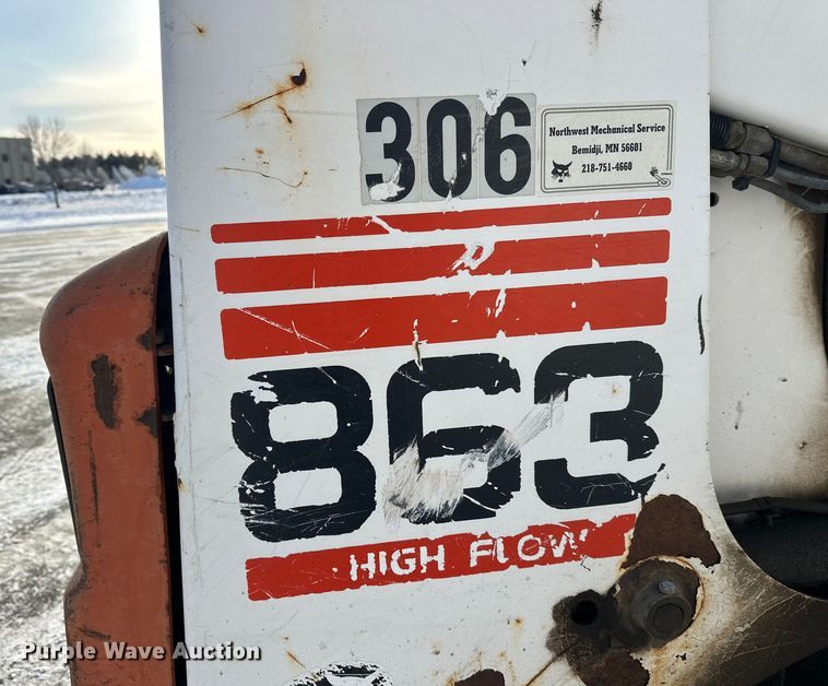 image for item DW4496 1999 Bobcat 863 skid steer loader
