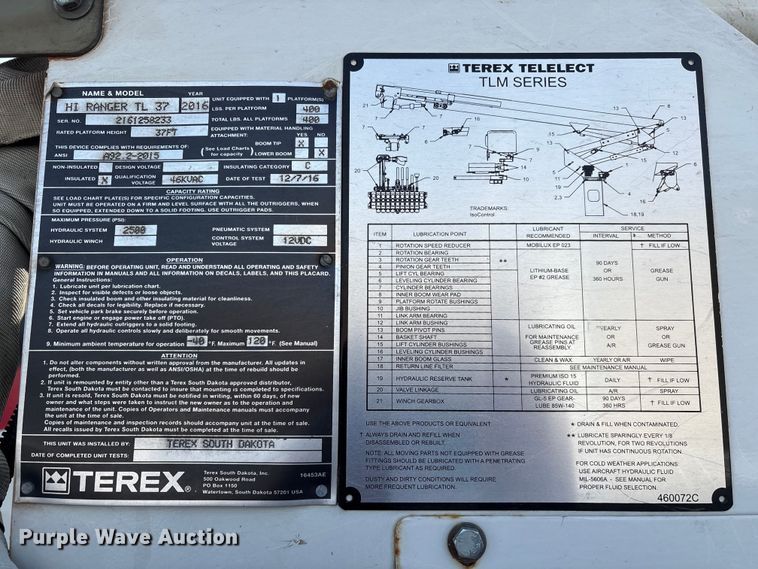 image for item DW4497 2017 RAM 5500HD bucket truck