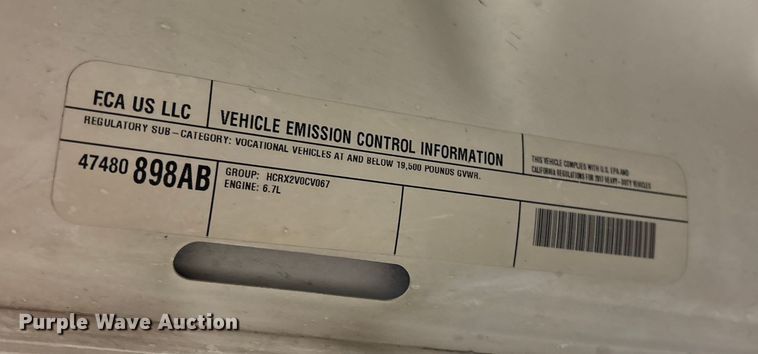 image for item DW4497 2017 RAM 5500HD bucket truck