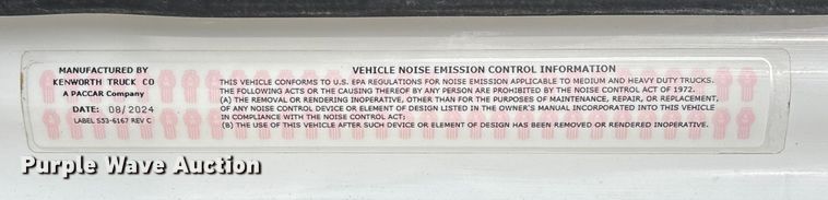 image for item DW7481 2025 Kenworth T600 grapple truck