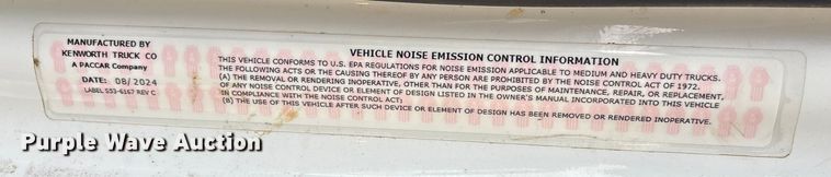 image for item DW7482 2025 Kenworth T600 grapple truck