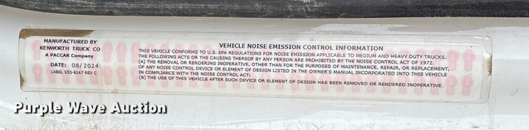 image for item DW7484 2025 Kenworth T600 grapple truck