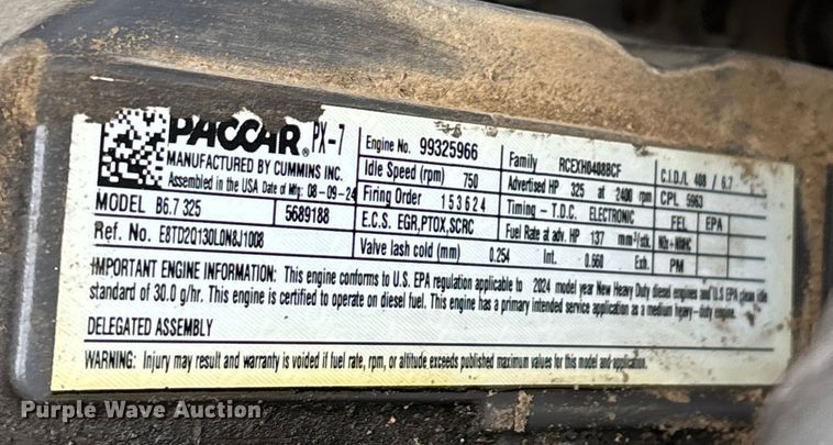 image for item DW7485 2025 Kenworth T600 grapple truck