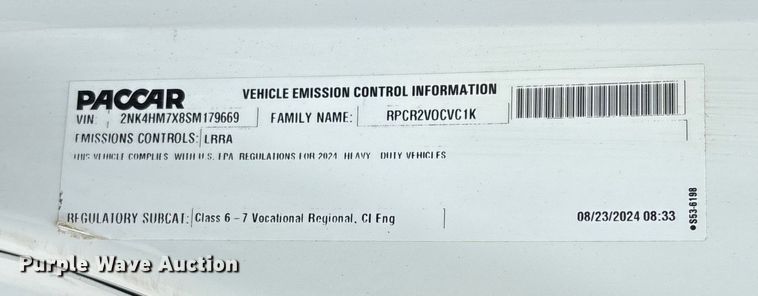 image for item DW7485 2025 Kenworth T600 grapple truck