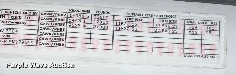 image for item DW7485 2025 Kenworth T600 grapple truck