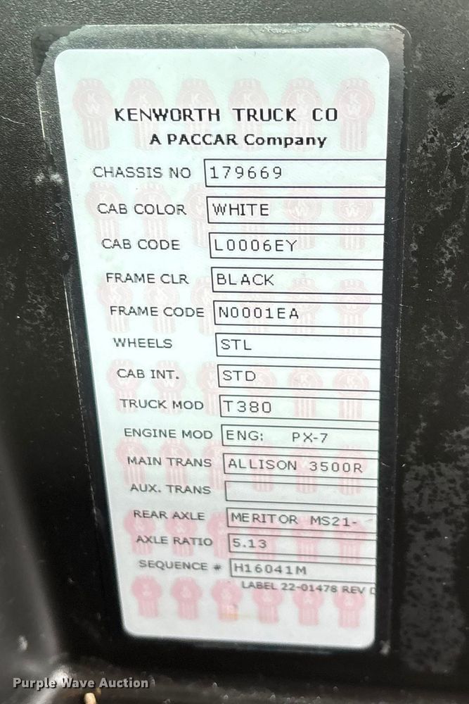 image for item DW7485 2025 Kenworth T600 grapple truck