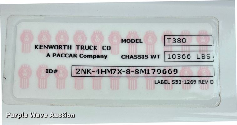 image for item DW7485 2025 Kenworth T600 grapple truck