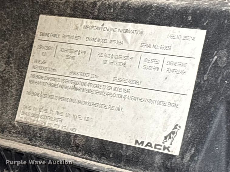 image for item DW7486 2025 Mack LR refuse truck