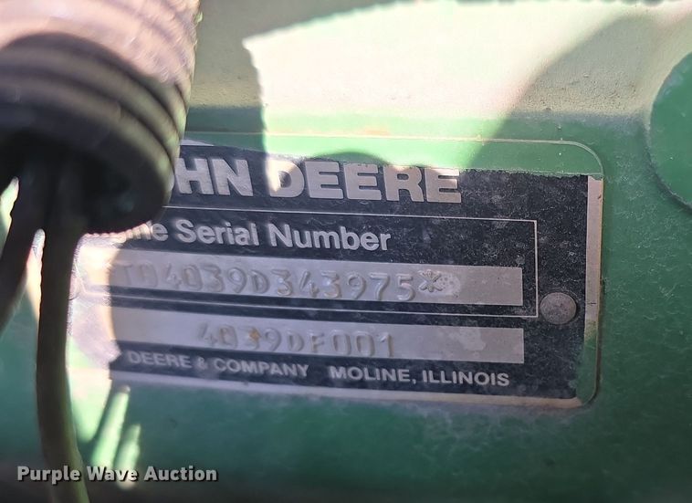 image for item DZ3711 1991 Sullair 185Q air compressor