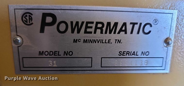 image for item DZ3827 Powermatic 31 Dual Sander 