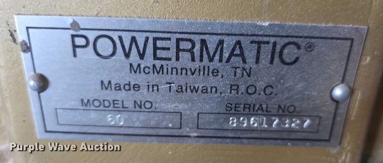 image for item DZ3829 Powermatic  180  planer