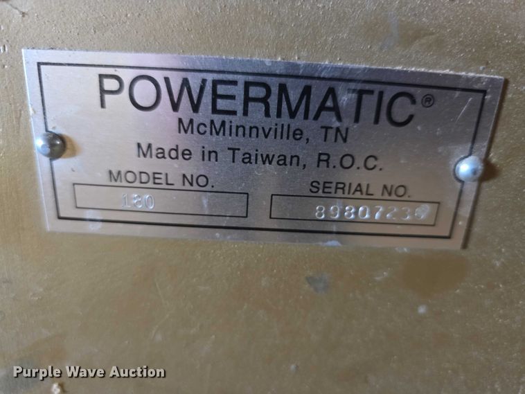 image for item DZ3830 Powermatic 180  planer