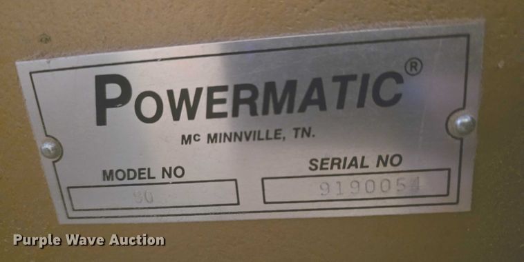 image for item DZ3832 Powermatic 90  lathe