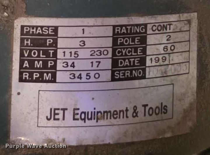 image for item DZ3835 1991 Jet dual dust collector