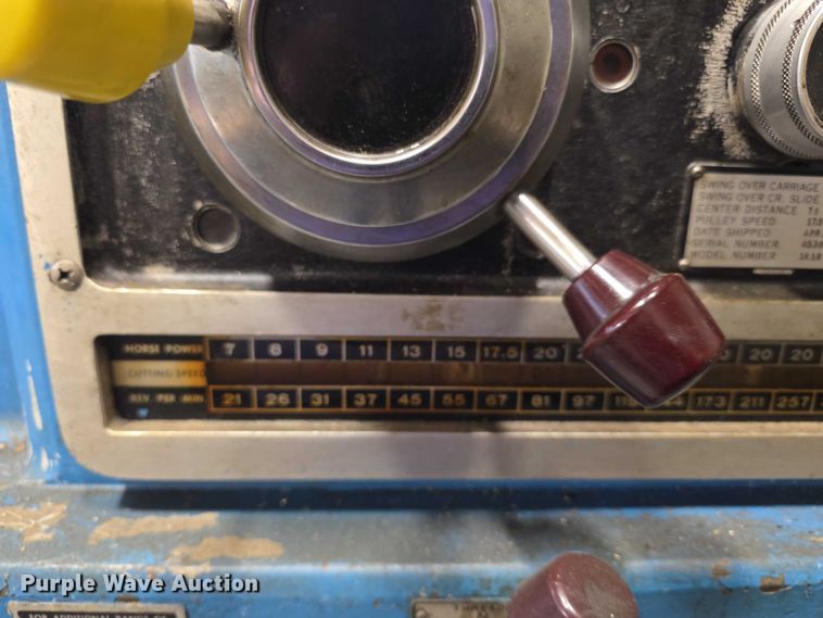 image for item DZ3839 1963 Lodge and Shipley  1610  power turn lathe