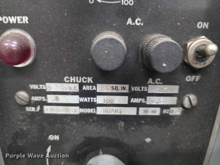 image for item DZ3845 Okamoto Accugar 124N  surface grinder