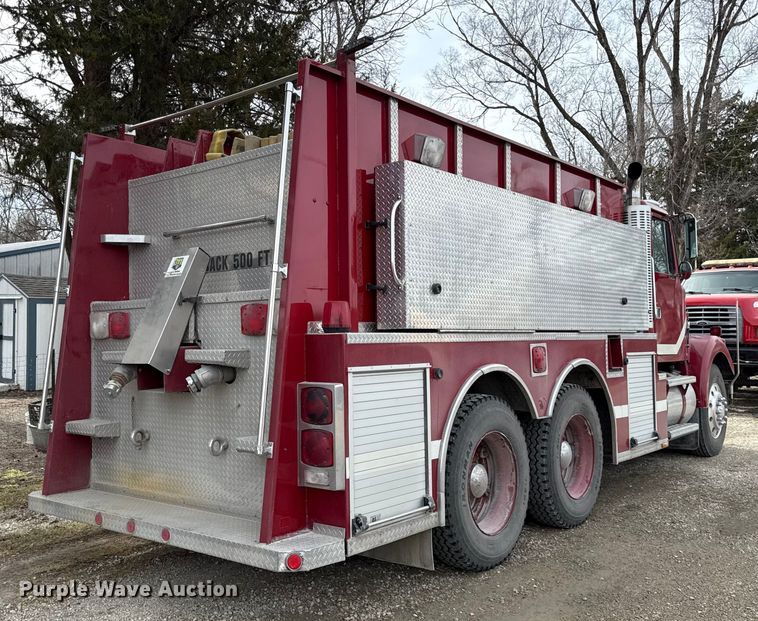 image for item DZ4299 1987 White quint fire truck