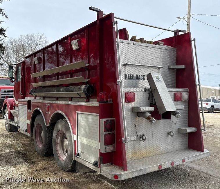 image for item DZ4299 1987 White quint fire truck