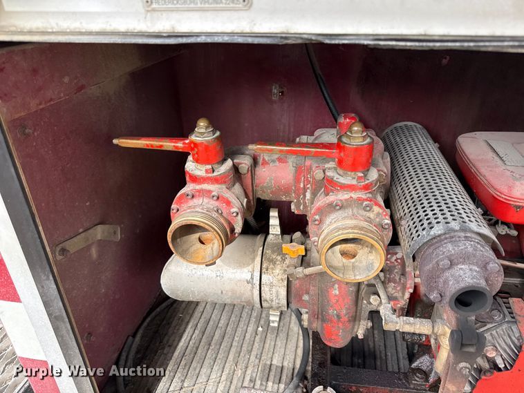 image for item DZ4299 1987 White quint fire truck